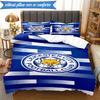 3PCS City Football Club Printed Soft Bedding Set,Including 1pc Duvet Cover And 2pcs Pillowcases Perfect for Bedroom, Dormitory, Fan Gift