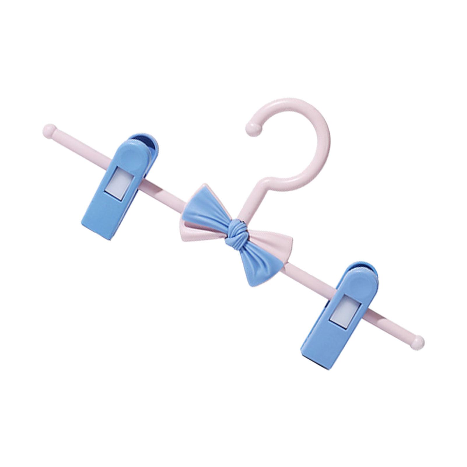

Plastic Kids Pants Hangers Plastic Smless Non Slip Pants Clip Telescopic Trousers Rack