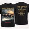 2025 New Vtg Bathory Band Gift for Fans Heavy Cotton Black Unisex All Size T Shirt Unisex Cotton Short Sleeve High Street