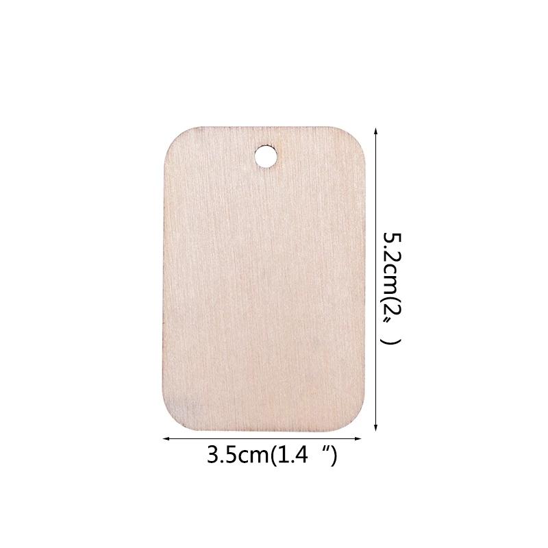 25/50/100 Pezzi Fette di Legno Naturale Non Verniciate Etichette Regalo Etichette Appese in Legno Vuote con Corda per Decorazioni Matrimonio Festa di Compleanno Segnalibri Fai da Te Artigianato
