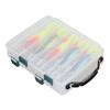 10 buc Cârlige luminoase pentru calamar Momeală Oțel inoxidabil Plastic Fluorescent Formă realistă de crevetă Momeală Accesorii de pescuit