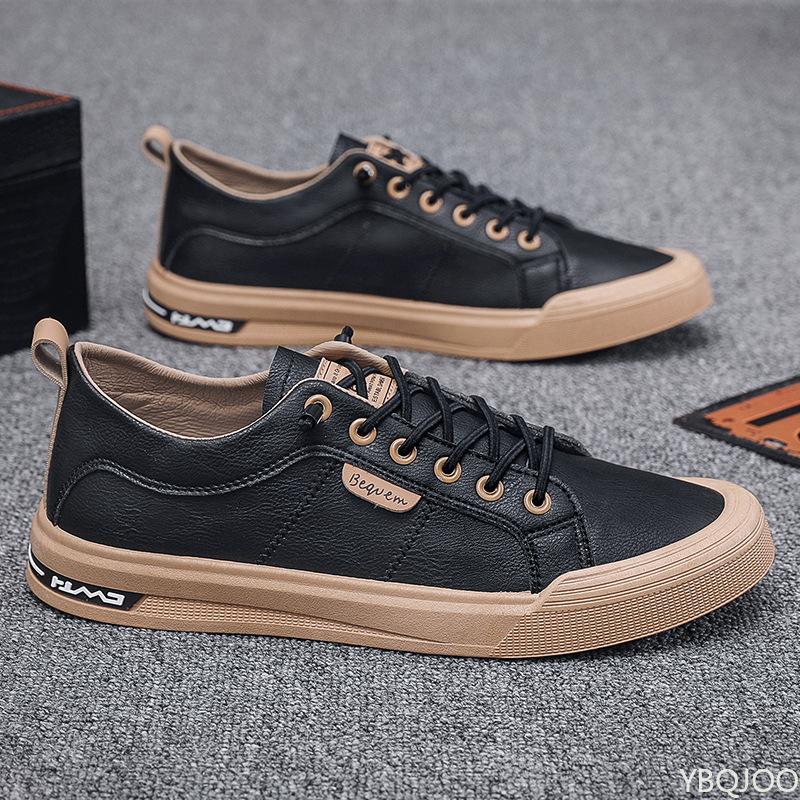 

Fashion New Trendy Men s Shoes Casual versatile Sneakers Fashion comfortable white shoes Breathable lightweight flats Zapatos Homme 39 чёрный