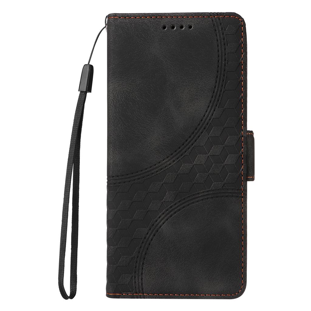 For Xiaomi Redmi Note 14 Pro+ 5G/Note 14 Pro 5G/Poco X7 5G Case PU Leather Phone Cover Rhombus Starry Imprinted