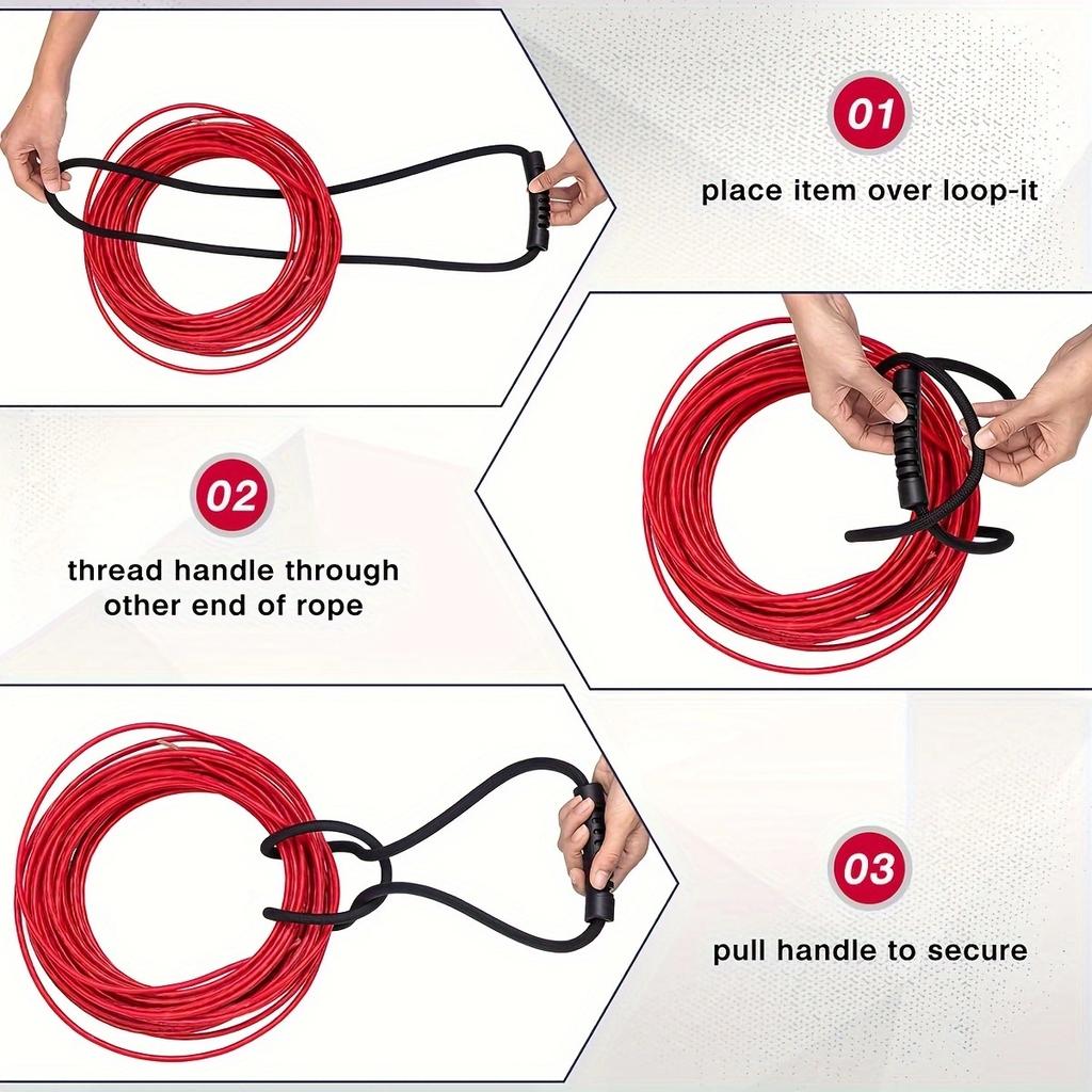 Storage Straps With Handle Extension Cord Organizer Vacuum Hose Holder Shop Storage Water Hose Organizer