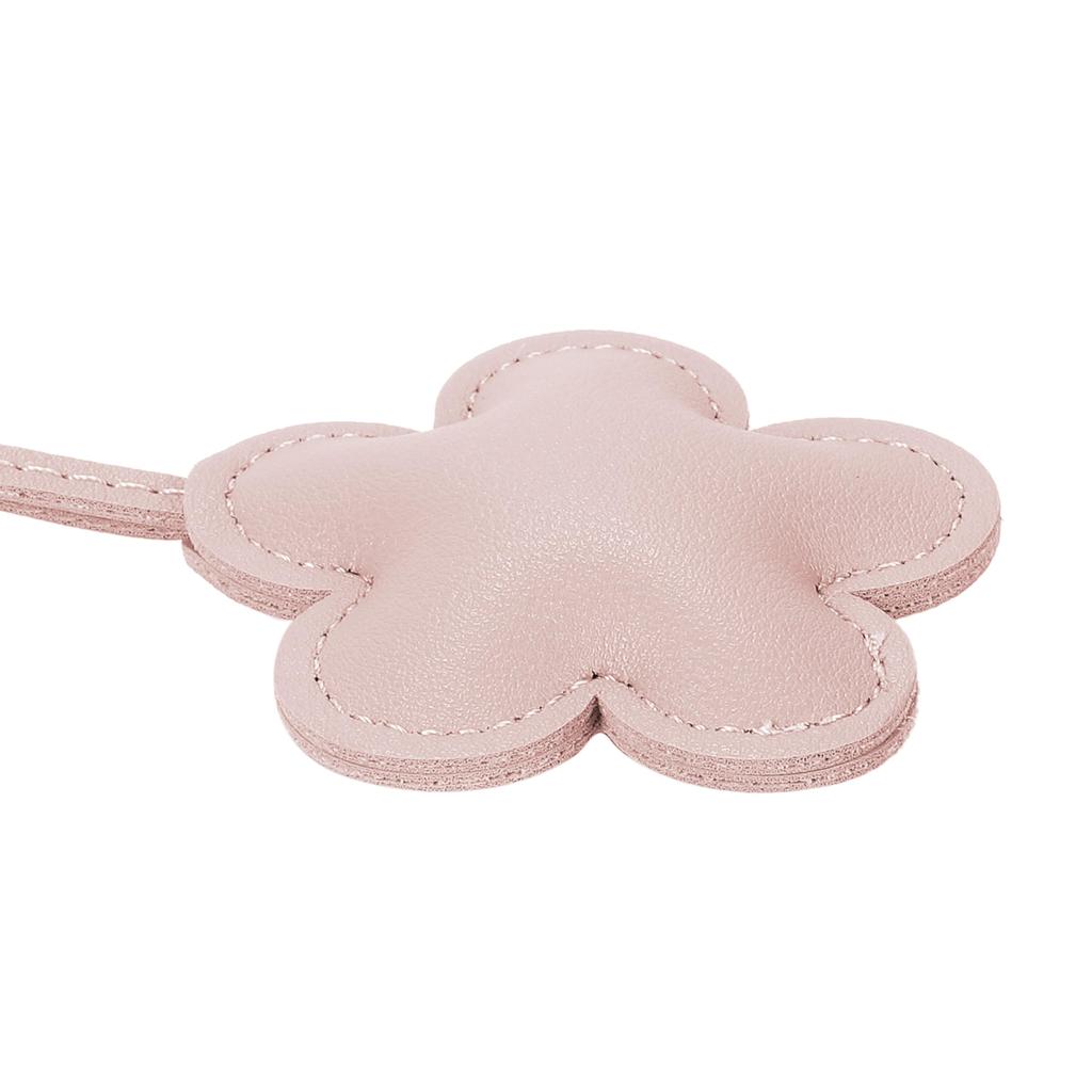 Tonecraft Flower Bag Charm, Simple, Orthodox Bag Charm, Popular, Stylish, Cute, Microfiber Leather, Squishy, Pink