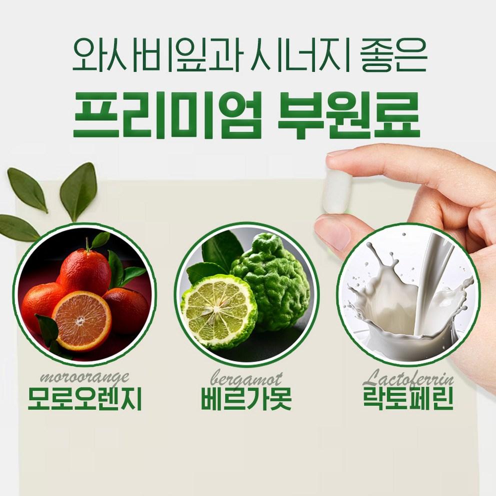 Wasabi Leaf Extract MAX 100% Authentic HACCP MFDS Certified, 6-Month Supply, 180 Tablets