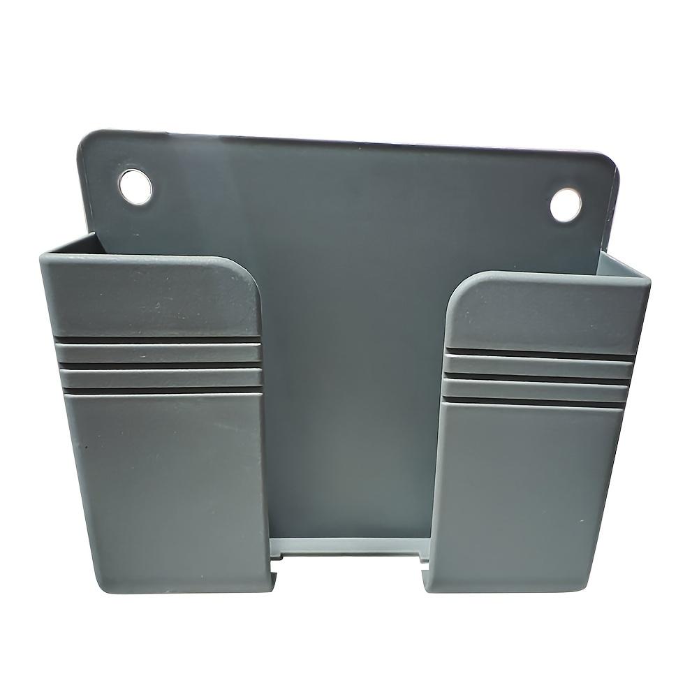 Wall Mount Phone Holder Adhesive Punch Free Remote Control Holder Plug Organizer for Home Bedroom Kitchen Office Storage