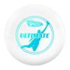 175g Ultimate Frisbee Training Disc for Competition - 1 Pack, White Blue