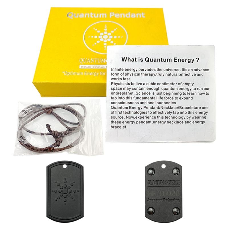 Volcanic Stone Energy Pendant Negative Ion Energy Pendant Necklace Magnet Pendant Purifying Your Body / Home