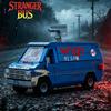 Technical 80s Retro Vehicle Building Blocks Strange Van MOC Signal Car Upside Down Mystery Town Bricks Toys Gifts Collectible