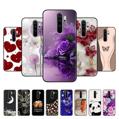 Case For Redmi Note 8 Pro Patterned Full Protection Soft Liquid Silicone Cartoon Cover For Xiaomi Redmi Note8 Pro note8Pro Funda