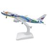 Replica Simulation Metal Aircraft Model 20cm A320 Bangkok Plane Model With Landing Gear Alloy Material Aviation Gift Home Decor