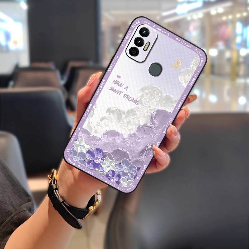 

Противопылевой Ударопрочный Чехол для Телефона Для Tecno Spark 7/Spark7T Силиконовый Защитный Прочный Мультяшный Мягкий чехол Чехол для Телефона ТПУ Tecno Spark 7/Spark7T