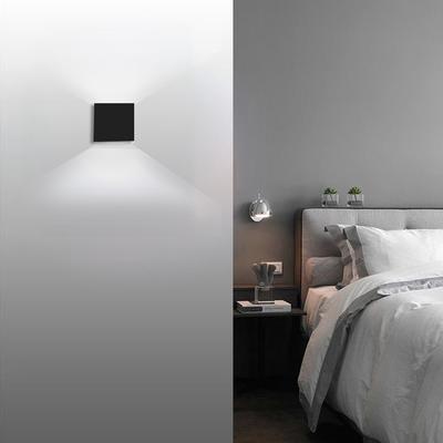 LED nástěnná lampa Moderní nástěnná svítidla do chodby 6W 6500K Up Down Nástěnná světla Cool White Wall