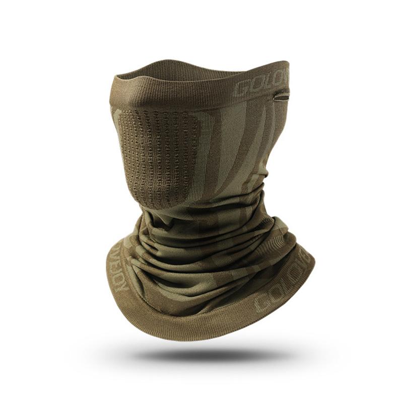 

Thermal Face Bandana Mask Cover Neck Warmer Gaiter Bicycle Cycling Ski Tube Scarf Hiking Breathable Masks Print Women Men Winter жёлтый