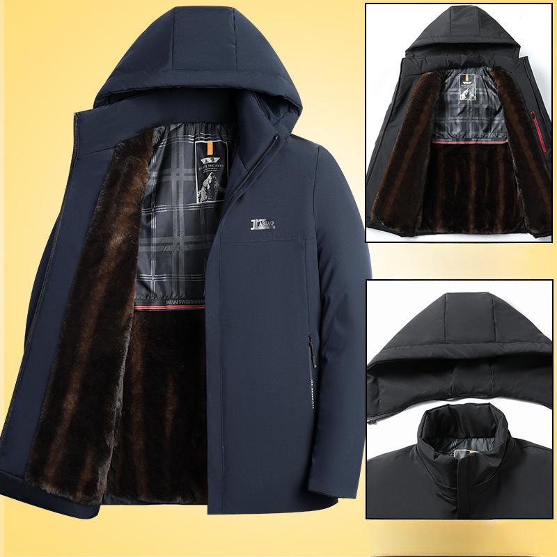 

Зимняя куртка папы с хлопковой подкладкой, пальто для мужчины среднего возраста, бархатное утолщенное хлопковое пальто, пуховик 5XL