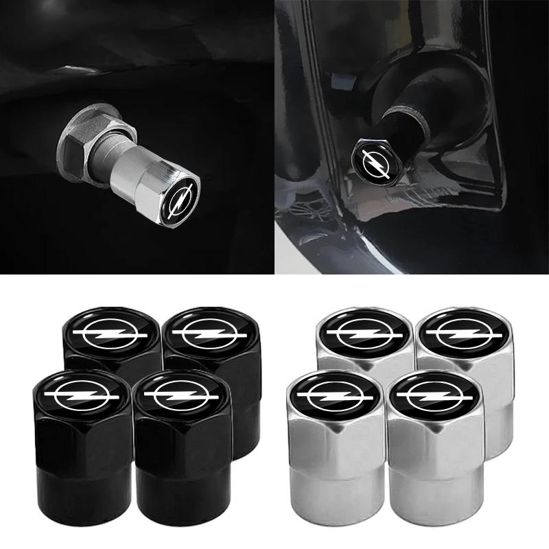 4 Pezzi Tappi Valvole Pneumatici Ruote Auto Copri Stelo Aria Accessori Per Opel Astra j Insignia Astra g Corsa Zafira b Mokka Vivaro Meriva