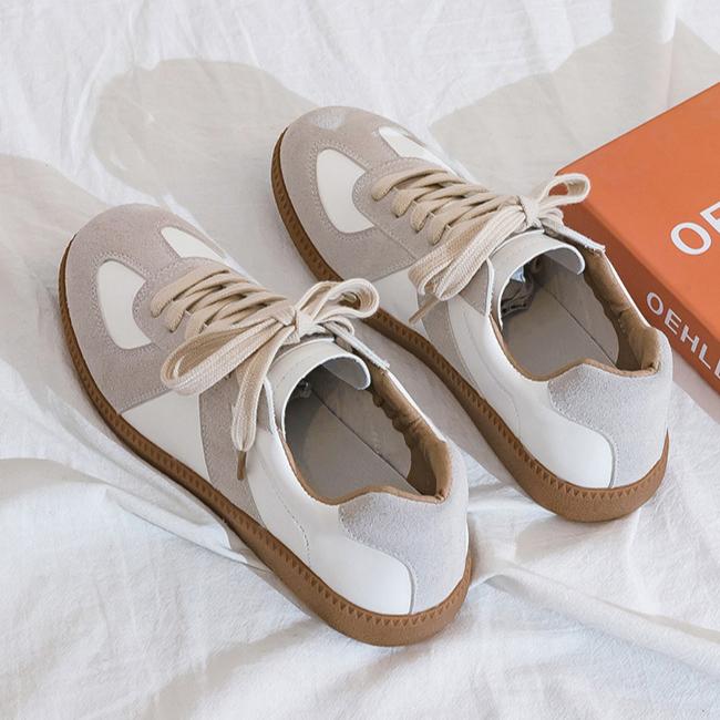 

Spring breathable trendy shoes casual sports board shoes 35 бежевий