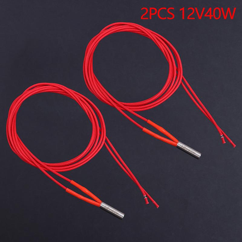Heavy Duty 12V/24V 40W Ceramic Cartridge Heater 3D Printer Print Head Induction Heater MK3S Thermocouple Sensor For 3D Printer