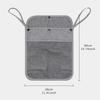 2Pcs Multifunctional Baby Stroller Mesh Bags Hanging Bag Double Pockets Carriage Pram Storage Bag Perspective Large Capacity