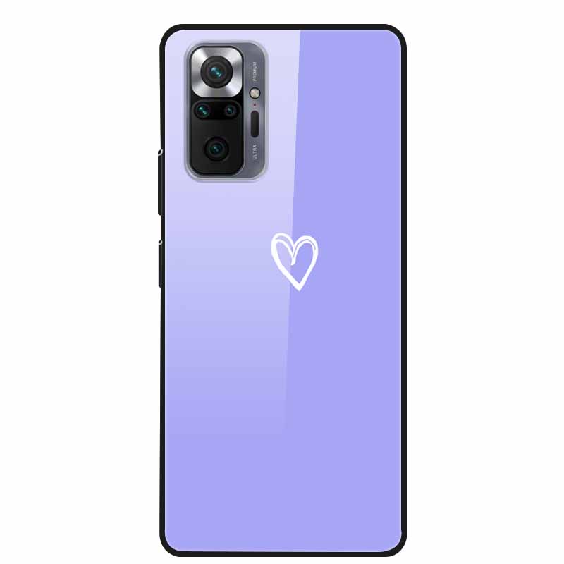 Tempered Glass Colorful Cover For Xiaomi Redmi Note 10 Pro Case Hard Shockproof Funda for Redmi Note10 / Note 10Pro Cases Shell