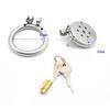 Male Penis Lock Chastity Metal Device Flat Round Hole Urethral Metal Chastity Devices Cages For Men Sex Toys Penis Bondage