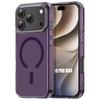Case for iPhone 18 Pro Max, Anti-Scratch Shockproof with Magnetic Ring - Translucent Purple
