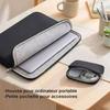 13-inch Laptop Sleeve - Protection for MacBook Neo/Air 13 M1 M2 M3 M4 M5 HP Asus - Black