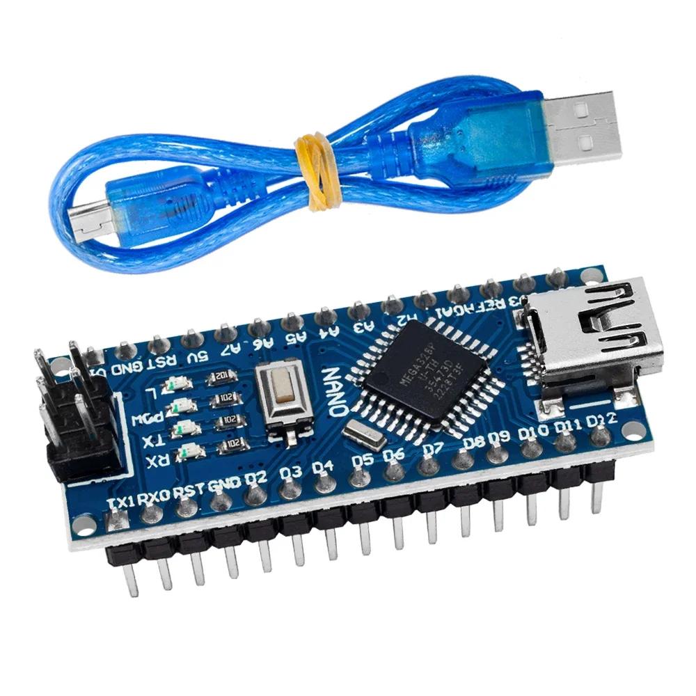 High Quality Nano 3.0 Controller Nano CH340 USB Driver ATMEGA328 ATMEGA328P Nano Mini USB With the Bootloader for Arduino