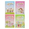 4Pcs/Set Grooved Copybook Handwriting Workbook Kit with Letters Numbers Tracing Reusable Math Drawing Practice Book for Kids