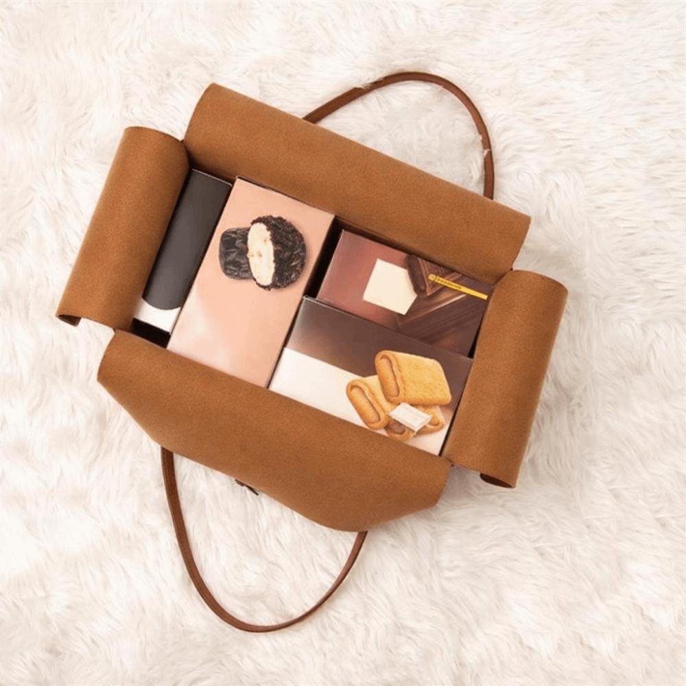 Empty Handheld Packaging Box Large Capacity Gift Storage Box Fashion Wine Bag Business Anniversary
