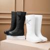 Snow Boots  Winter Thick-soled Non-slip Thickened Down Cotton Boots Winter New Cotton Shoes Outdoor Waterproof Medium Boots