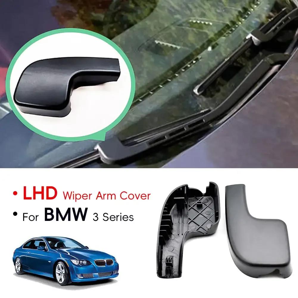 1PC Car Front Windshield Wiper Arm Covers Caps for Bmw 3 E90 E91 E92 E93 2004-2009 #61617138990 Driving Direction Left Hand
