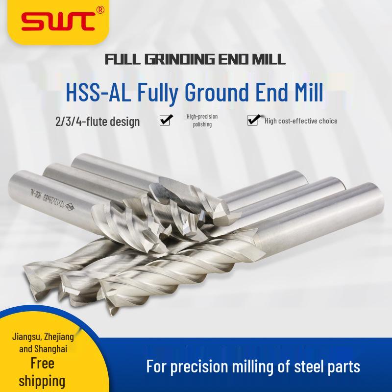 Guiyang Xiaohe DHZ High-Speed Steel 2/3/4-Flute Milling Cutter
