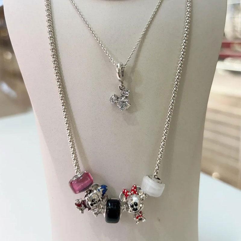 Tree Spirit Cheshire Cat Stitch Bead Giant Dumbo charms plata de ley 925 original Fit Bracelet DIY Jewelry Making Women's Gift