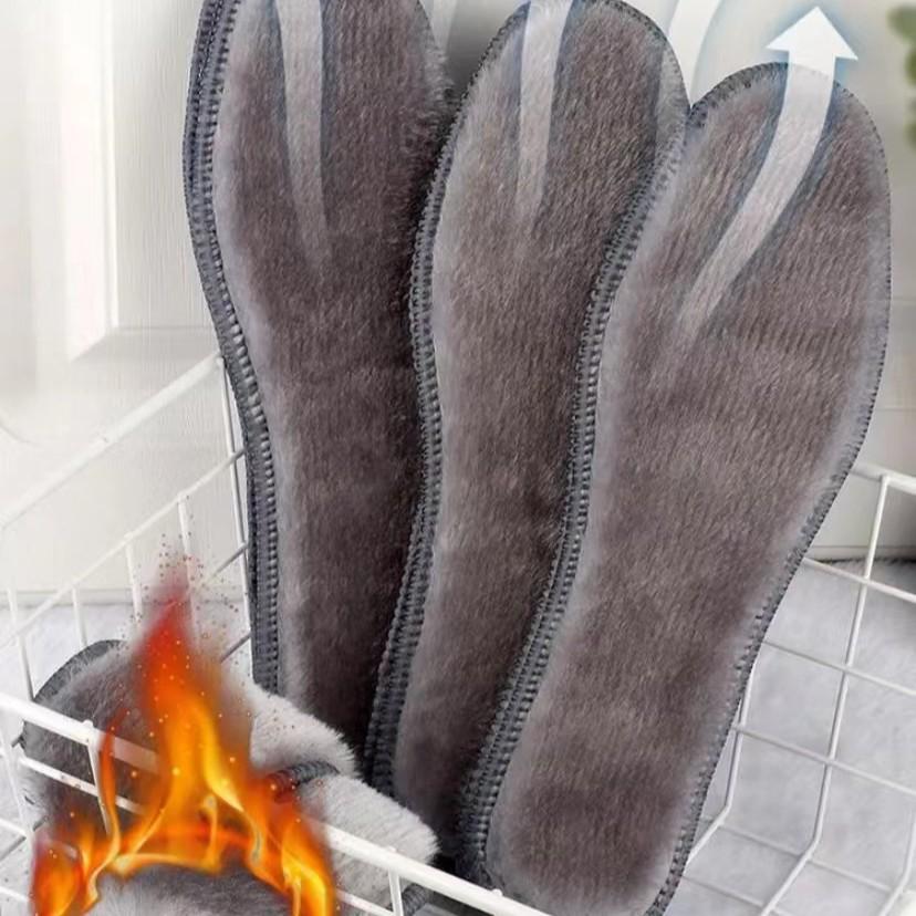 Унисекс зимние меховые стельки: Уютный, Дышащий и Устойчивый к Запахам 39