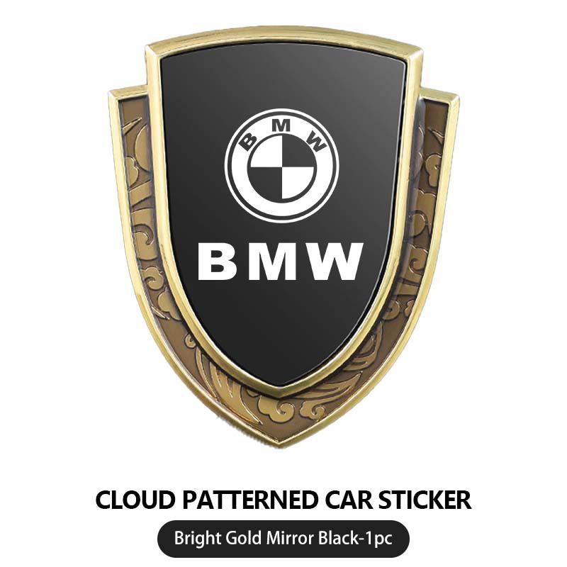 Car Metal Shield Emblem Side Fender Body Trunk Badge Sticker For BMW M 1 3 4 5 6 7 Series M3 M6 F01 F02E34 E36 E70 F10 X6 X1 RI3
