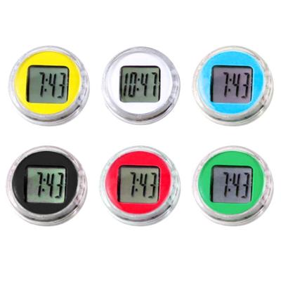 Vattentät Mini Motorcykel Cykel Sticky Digital Display Klocka Office Decor