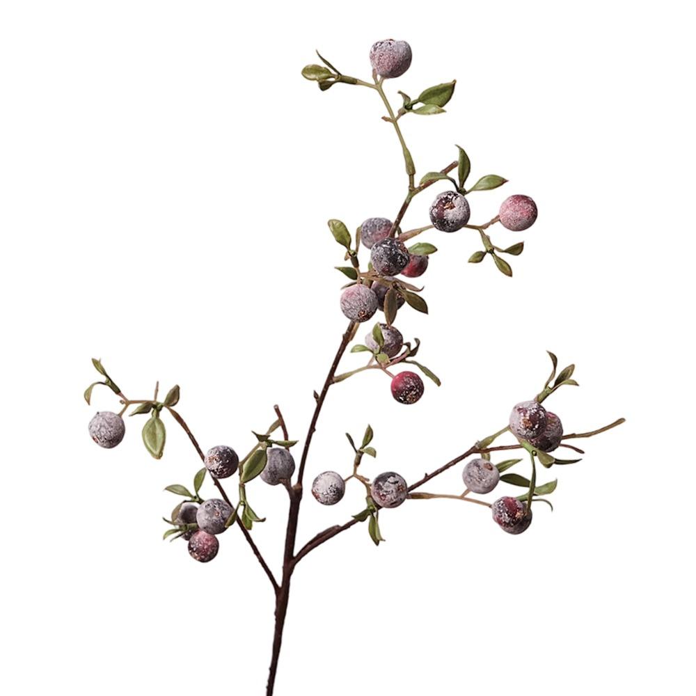

Multicolor Frosted Berries Branch Long Branches Green Leaves Artificial Fruit Branches Accessories Small Apples червоний