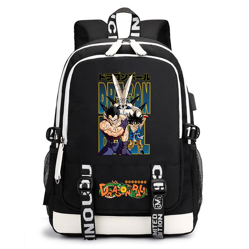 Anime Dragon Ball Backpack for School Casual Daypack for Kids Teenagers Students Boys Girls Everyday Use