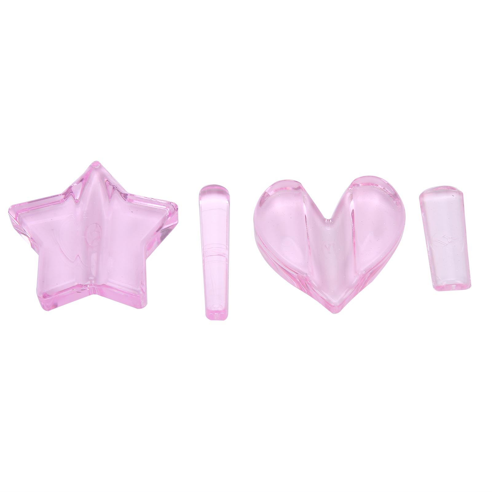 

Nail Embossed Mould Star Heart Shape Nail Art Metal Frame Bending Molds Manicure Tool