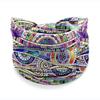 European American Women's Hair Band African Print Pattern Wide Edge Elastic Knot Sports Yoga Headband Women's Headwear Hair