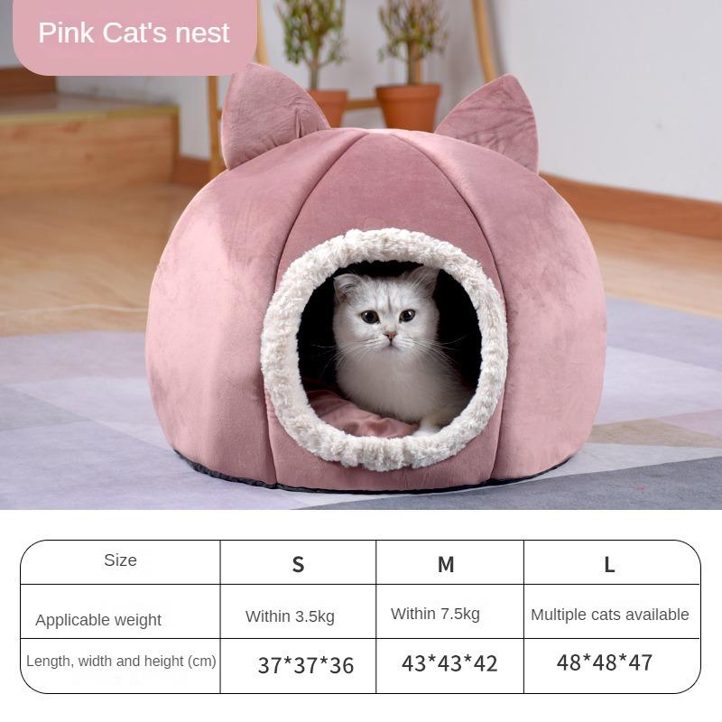 Cat Litter Space Capsule Four-season Universal Cat House Closed Cat Room Pet Supplies Round Ball Dog Kennel