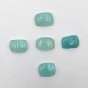 Natural Aqua Chalcedony Cushion Cabochon Loose Gemstone 8 Pcs 13*18 MM 100 CT For Jewelry Making