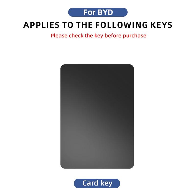 Auto NFC-Karte Smart Key Hülle Etui Halter Anhänger Für BYD Atto3 Yuan Tang EV Han Qin Song Plus DMi Dolphin S7 S6 L3 M6 F3 F0 Schlüsselanhänger