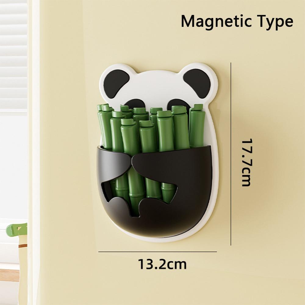 Ny Mini Panda Förslutningsklämma Magnetisk Väggfäste Kylskåpsmagneter Fuktsäker Dubbelvalsklämma Köksanvändning