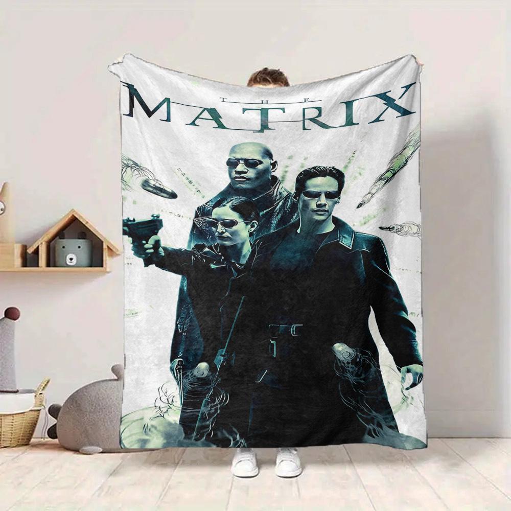 1pc Matrix, Trinity Blanket Polyester Fiber, All Season Comfort for Sofa, Bed, Office, Car, Camping Ideal Home Decor & Gift, Office Comfort