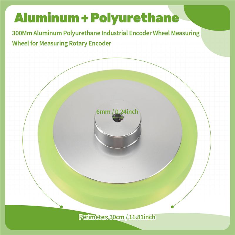 A96I-Aluminium Polyurethan Industrieller Encoder-Rad Messrad Für Messung Rotary Encoder