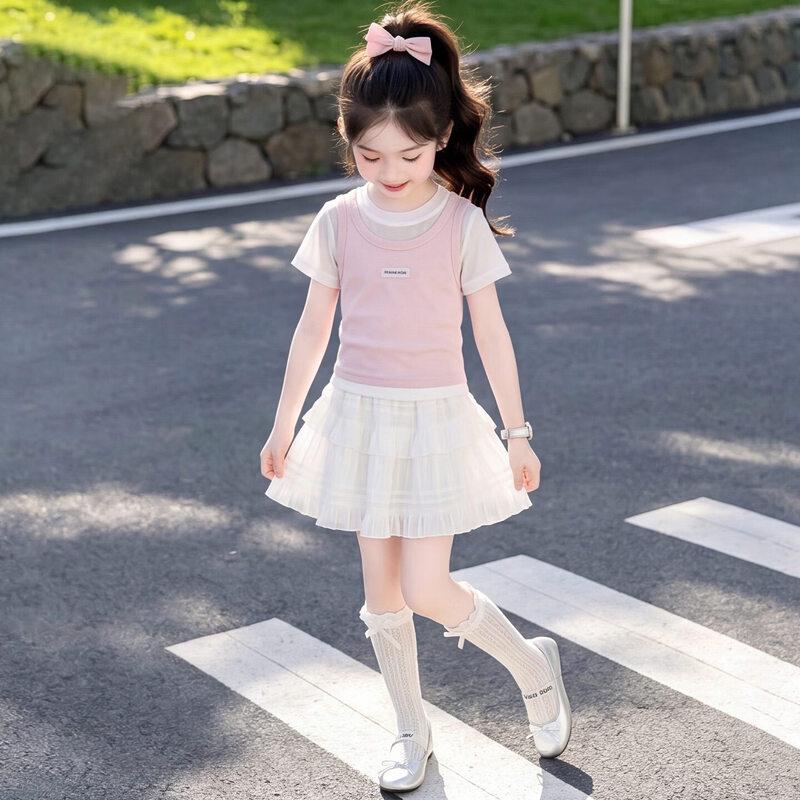 Moonkids Girls' Korean Style Summer Outfit Collection