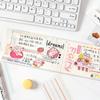 6pcs/lot Kawaii Stationery Stickers Color Card Fundamentals Diary Planner Decorative Sticker Scrapbooking Journal DIY Craft